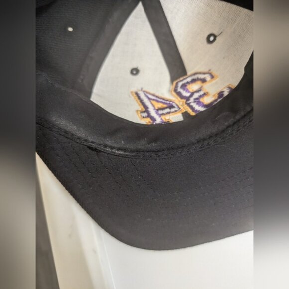 Lakers Snapback Hat Superman  NBA Rare Vintage Drew Pearson Shaq - Picture 6 of 10